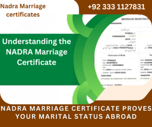  NADRA Marriage Certificate